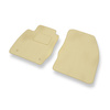 Velours automatten voor Ford Fiesta VI Hatchback, Bestelwagen (2008-2012) - beige