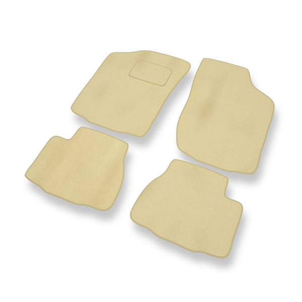 Velours automatten voor Nissan Micra II Hatchback (1992-2003) - beige
