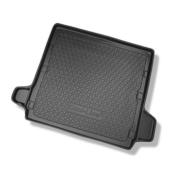 Kofferbakmat op maat voor: Nissan Pathfinder III SUV (2005-2013) - 5/7 zitplaatsen (derde rij verlaagd); verwijderbare uitsparingen