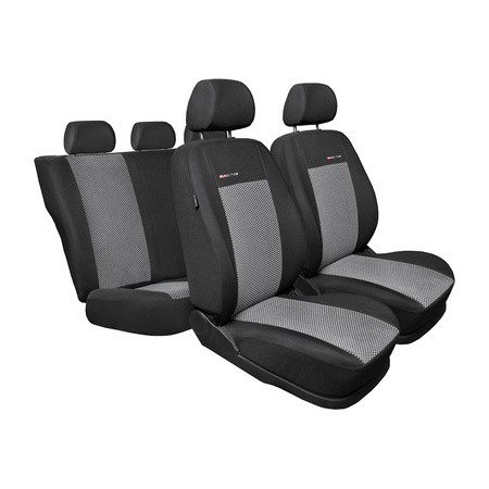 Op maat gemaakte hoezen voor Dacia Sandero Hatchback (2008-2012) - pasvorm autostoelhoezen - autostoelbeschermer set - E2