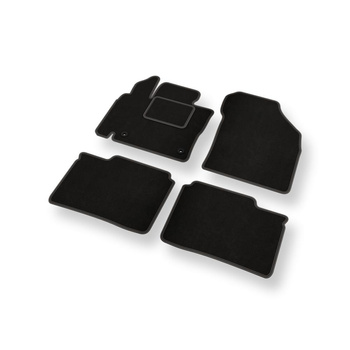 Velours automatten voor Suzuki Ignis III Crossover (2017-....) - zwart