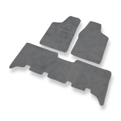 Velours automatten voor Opel Frontera A, B SUV (1992-2004) - grijs