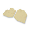 Velours automatten voor Honda Jazz III Hatchback (2008-2015) - beige