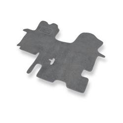 Velours automatten voor Opel Vivaro I Bestelwagen (2001-2014) 3 zitplaatsen - grijs