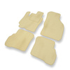 Velours automatten voor Hyundai Atos I Hatchback (1997-2004) - beige