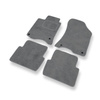 Velours automatten voor Renault Laguna II Estate, Hatchback (2000-2007) - grijs