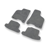 Velours automatten voor Volkswagen Lupo I Hatchback (1998-2005) - grijs