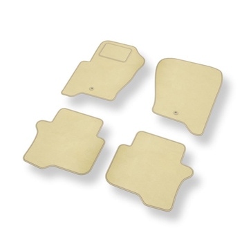 Velours automatten voor Land Rover Discovery IV SUV (2010-2016) - beige
