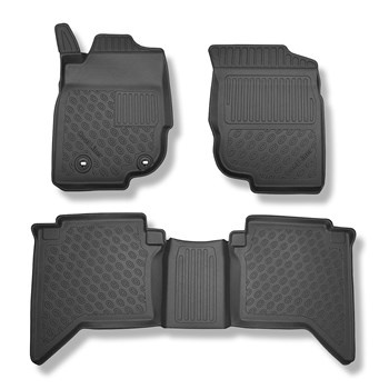 TPE automatten voor Toyota Hilux VII Pick-Up (2006-08.2016) - dubbele cabine