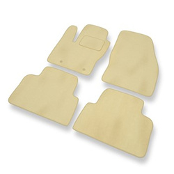 Velours automatten voor Ford Kuga I (2008-2012) - beige