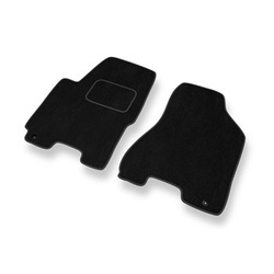 Velours automatten voor Kia Sportage II SUV (2004-2010) - zwart