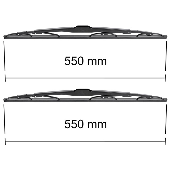 Auto ruitenwissers op de voorruit voor Citroen Jumper Bestelwagen (02.1994-05.2006) - standaard bladen