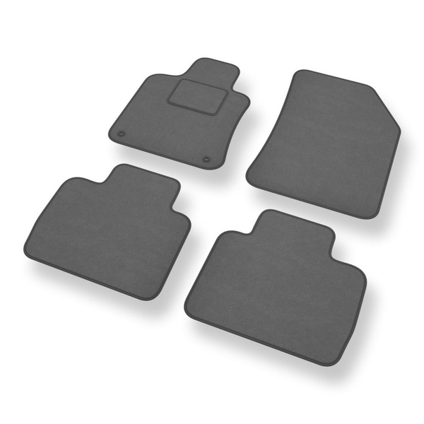 Velours automatten voor Peugeot 508 II Sedan, SW (2018-....) - grijs