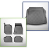 Set kofferbakmat en automatten TPE op maat gemaakt voor: BMW 2 G42, G87 Coupé (01.2022-....)