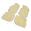 Velours automatten voor Audi A6 I C4 Avant, Limousine (1994-1997) - beige
