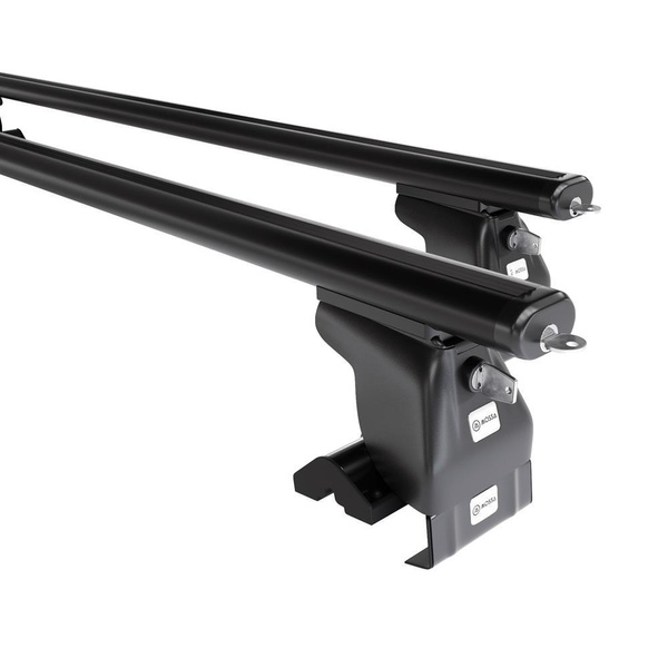 Basisrek voor het autodak voor Suzuki Wagon R+ MPV (1999-2005) - zwart Imperiaal - zonder bevestigingsmateriaal - Aluminium