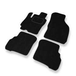 Velours automatten voor Hyundai Atos II Hatchback (2004-2008) - zwart