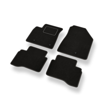 Velours automatten voor Kia Niro I Crossover (2016-2022) - zwart