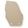 Rubberen matten voor de Volvo XC60 I SUV (2008-2017) - beige - 4 stuks