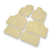 Velours automatten voor Ford Galaxy I MPV (1995-2000) - beige