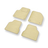 Velours automatten voor Jeep Cherokee V SUV (2014-2020) - beige