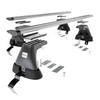 Basisrek voor het autodak voor Fiat Grande Punto Hatchback (2005-2010) - zilver Imperiaal - zonder bevestigingsmateriaal - Aluminium