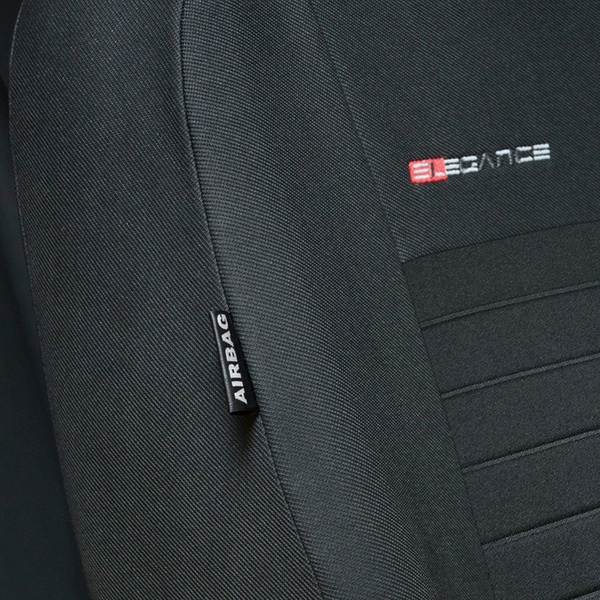 Op maat gemaakte hoezen voor Fiat Fiorino Bestelwagen (2009-2016) alleen de voorstoelen - twee enkele stoelen - pasvorm autostoelhoezen - autostoelbeschermer set - E4