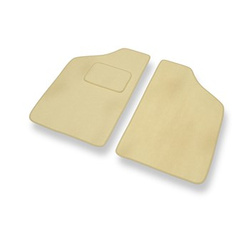 Velours automatten voor Fiat Cinquecento Hatchback (1990-1998) - beige