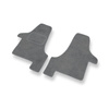 Velours automatten voor Volkswagen Transporter T5 Bestelwagen (2003-2015) - grijs
