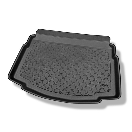 Kofferbakmat op maat voor: Volkswagen Golf VII Hatchback (10.2012-12.2019) - met tijdelijk reservewiel / reparatieset: voor boven- en onderste bagageruimte