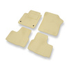 Velours automatten voor Volkswagen up! I Hatchback (2011-2022) - beige