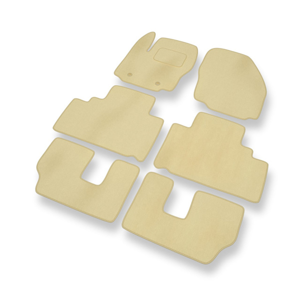 Velours automatten voor Ford S-Max I MPV (2006-2015) - beige