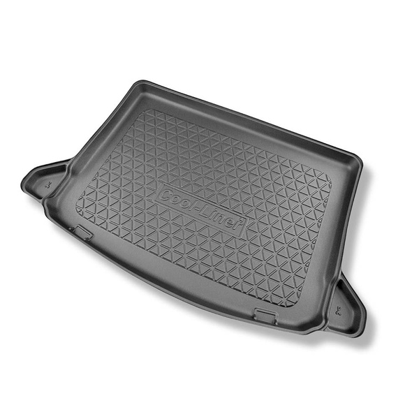 Set kofferbakmat en automatten TPE PREMIUM op maat gemaakt voor: Mercedes-Benz A Klas W177 250e Plug-in Hybrid Hatchback (08.2019-....) - verwijderbare uitsparingen bij modellen met zijgaas; ook met hybride aandrijving