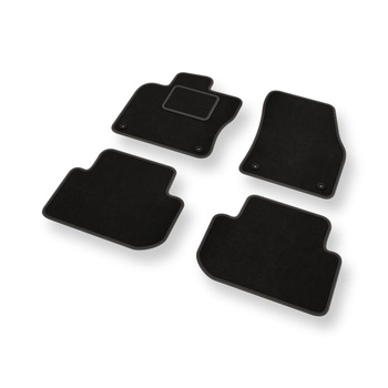 Velours automatten voor Volkswagen Tiguan Allspace SUV (2017-....) - zwart