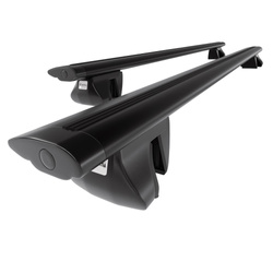 Basisrek voor het autodak voor Ford Grand C-max MPV (2010-2019) - zwart Imperiaal - geïntegreerde railing - Aluminium