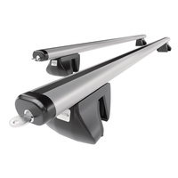 Basisrek voor het autodak voor Mitsubishi Pajero Sport SUV (2016-....) - zilver Imperiaal - geïntegreerde railing - Aluminium