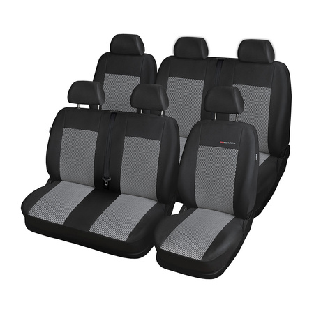 Op maat gemaakte hoezen voor Fiat Ducato III Bestelwagen (2014-....) 7 zitplaatsen - pasvorm autostoelhoezen - autostoelbeschermer set - E2