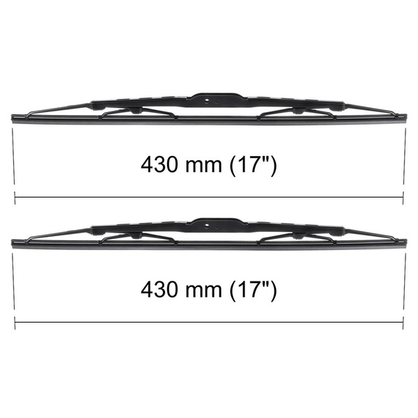 Auto ruitenwissers op de voorruit voor Hyundai Galloper SUV (12.1997-08.2001) - standaard bladen