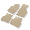 Rubberen matten voor de Volkswagen Passat B6 Sedan, Variant (2005-2010) - beige - 4 stuks