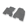 Velours automatten voor Nissan X-trail II SUV (2007-2013) - grijs