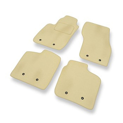 Velours automatten voor Volvo V40 I Stationwagen (1995-2004) - beige