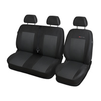 Op maat gemaakte hoezen voor Ford Transit Custom Bestelwagen (2012-....) alleen de voorstoelen - pasvorm autostoelhoezen - autostoelbeschermer set - E3