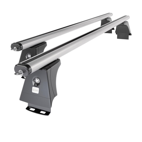 Basisrek voor het autodak voor Honda CR-V SUV (2007-2011) - zilver Imperiaal - bevestigingspunten - Aluminium