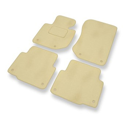 Velours automatten voor BMW 3 M3 II E36 Compact, Coupé, Cabriolet, Limousine, Touring (1992-1999) - beige