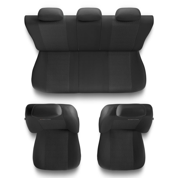 Een set universele autohoezen voor BMW X6 E71, F16, G06 (2008-....) - UNE-3