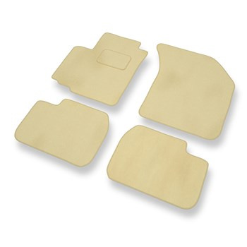 Velours automatten voor Fiat Sedici (2005-2014) - beige