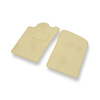 Velours automatten voor Toyota Corolla VIII Hatchback, Stationwagen, Liftback, Sedan (1997-2002) - beige