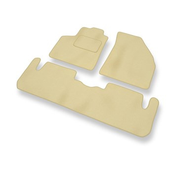 Velours automatten voor Chevrolet Rezzo MPV (2004-2008) - beige