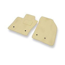 Velours automatten voor Fiat 500X Crossover (2015-2024) - beige