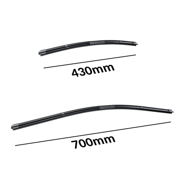 Auto ruitenwissers op de voorruit voor Jaguar XF X260 Sedan, Sportbrake (10.2015-....) - vlak bladen